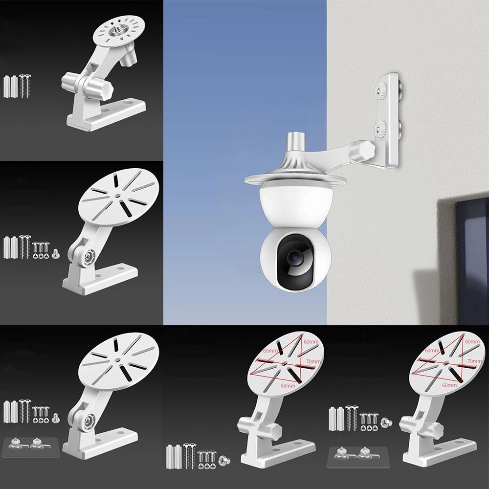 Wall Mount Monitor Bracket Universal Camera Support Base Most Surveillance Cameras