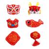 Lucky Spring Festival Pin Lapel Chinese Style Pin Kawaii New Year Badge  Lunar New Year
