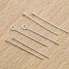 6pcs Real Pure Solid 925 Sterling Silver Needle Pins for DIY Jewelry Making Findings Earring Necklace Connector Part Base