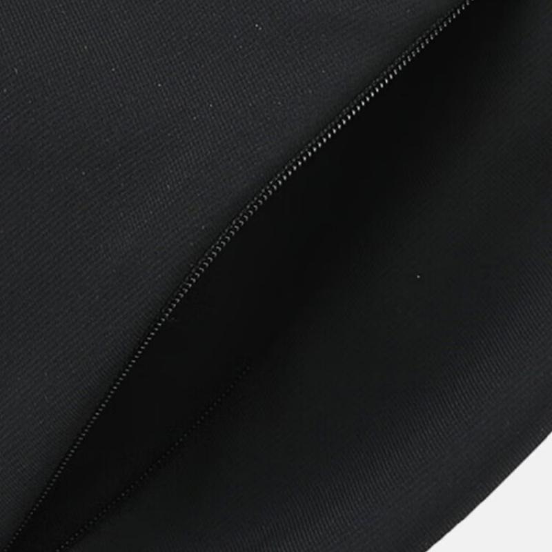 Adidas Casual Pants Men's Black Moderate Straight Fit Pants KS6476