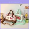 Cute Cartoon Large Capacity Shoulder Bag For Students Featuring Adorable Bear Design