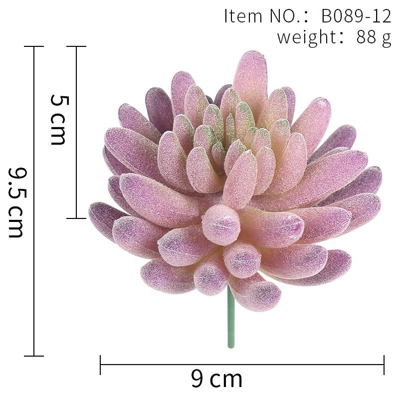 Simulation Succulent Plant Head Small Succulent Plant Head Home Decoration Supermarket Decoration Shooting Props Products