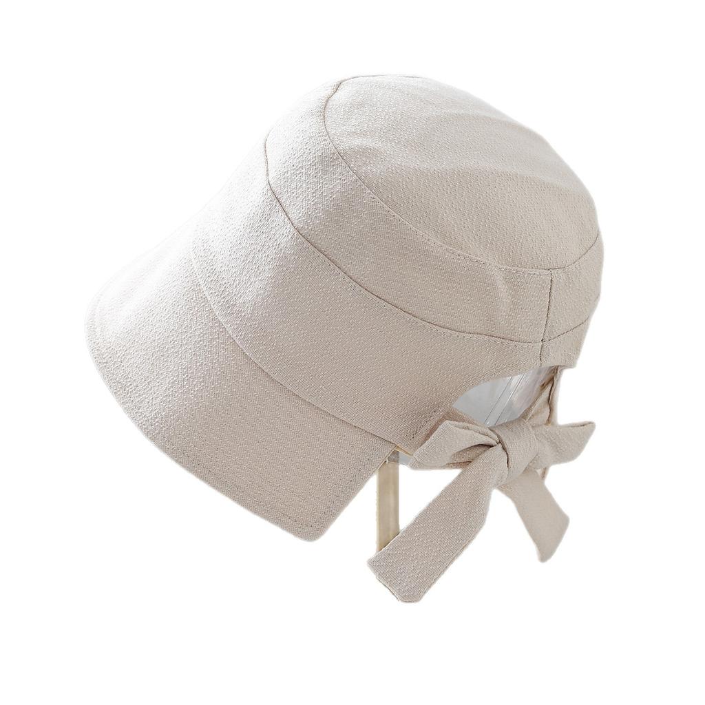 New rear split ends show washbasin hat women's spring and autumn fashion versatile sunscreen sun hat bucket hat tide