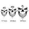 Car Sticker Removable Waterproof Colorful Laser 3D Skull Vinyl PET Decal Sticker Auto Exterior Styling Decoration Accessories