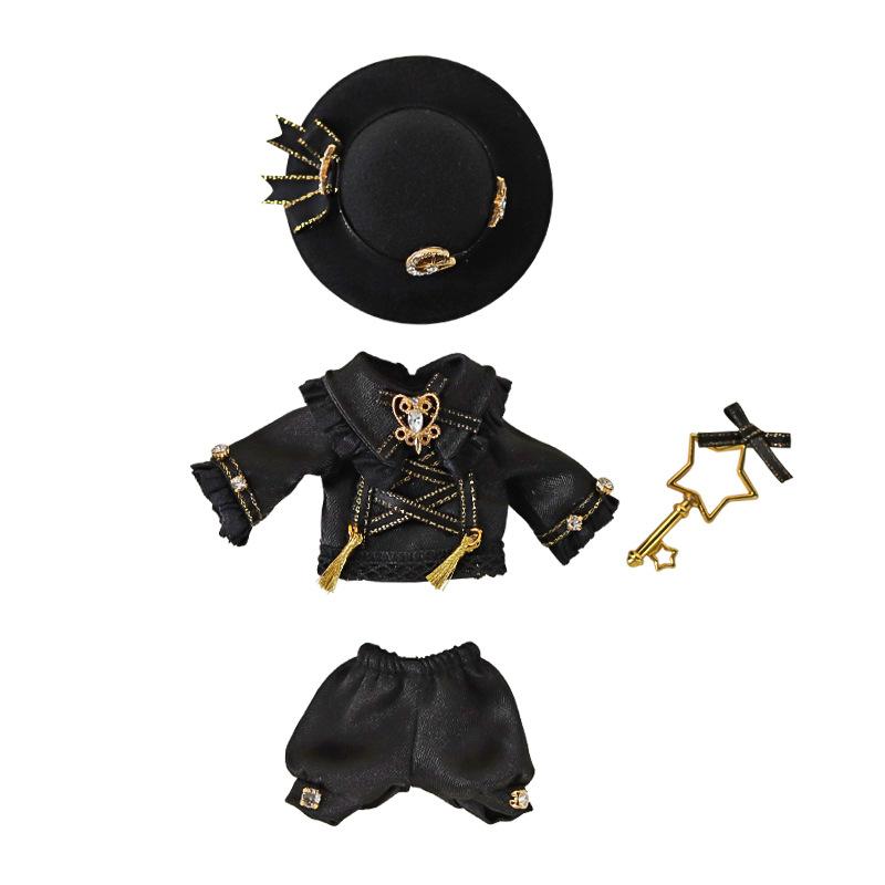 Ob11 Doll Gemini Set Black And White European Style Small Dress Doll Dinner Jackets Clothes For Ymy Dod Doll Body
