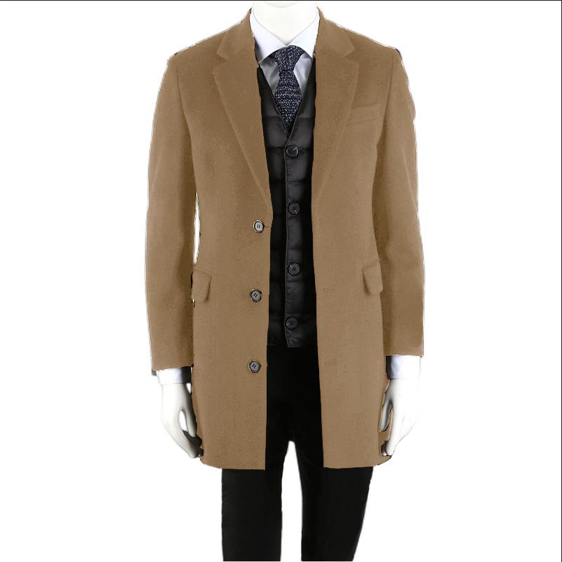 Мужской шерстяной тренч большого размера 2023 – Европейский и американский бестселлер 2XL