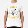 Witch On Broom Halloween Holiday T Shirt T-Shirt S-5XL Best T-Shirt
