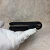 Used Beautiful Condition  Prada Long Wallet, Saffiano Leather, Metal Logo, Zip Closure, Black