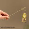 Children's Glowing Tassel Lantern Hairpin - Ancient Style Hair Bun Accessory for New Year's Hanfu Headdress.