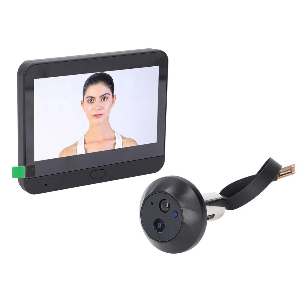Smart Video Doorbell Set 1080P WIFI 2 Way Intercom 4.3in Color Screen 120 degrees  Wide Angle Night Vision