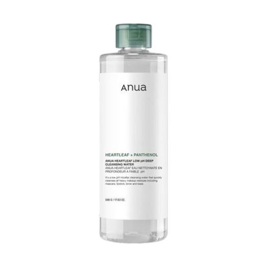 Anua Heartleaf Cleansing Collection | Heartleaf Quercetinol Pore Deep Cleansing Foam 150ml / Heartleaf Low pH Deep Cleansing Water 500ml