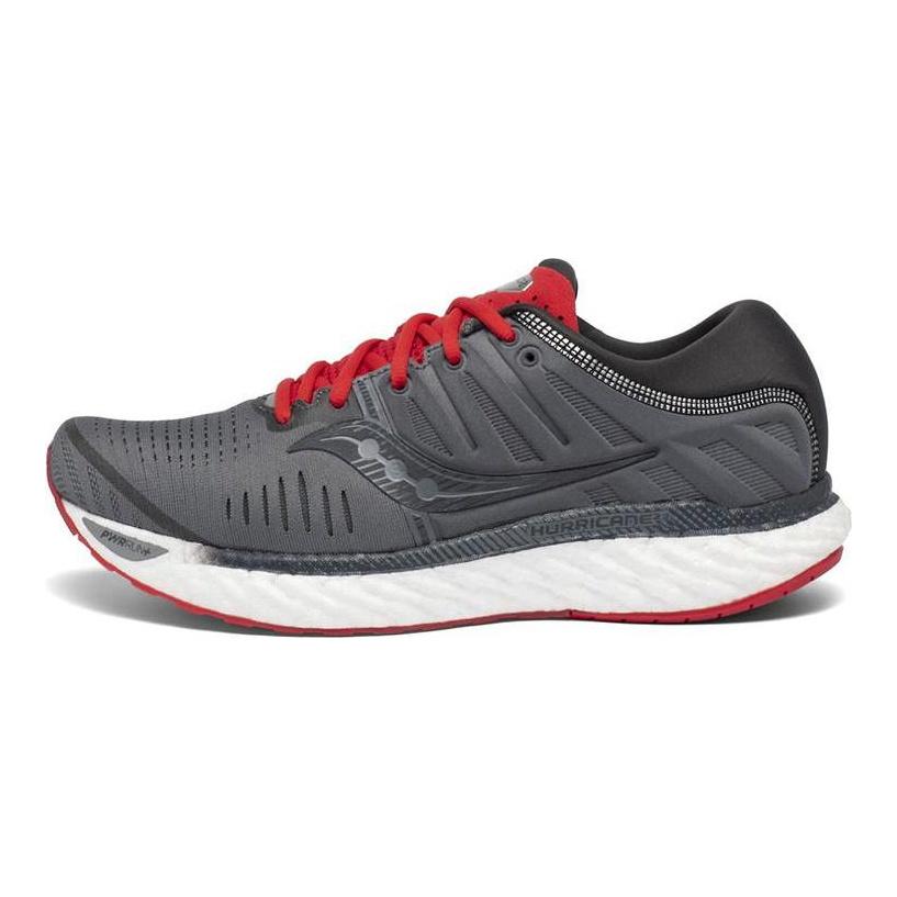 saucony Hurricane 22 'Charcoal Red' S20544-30