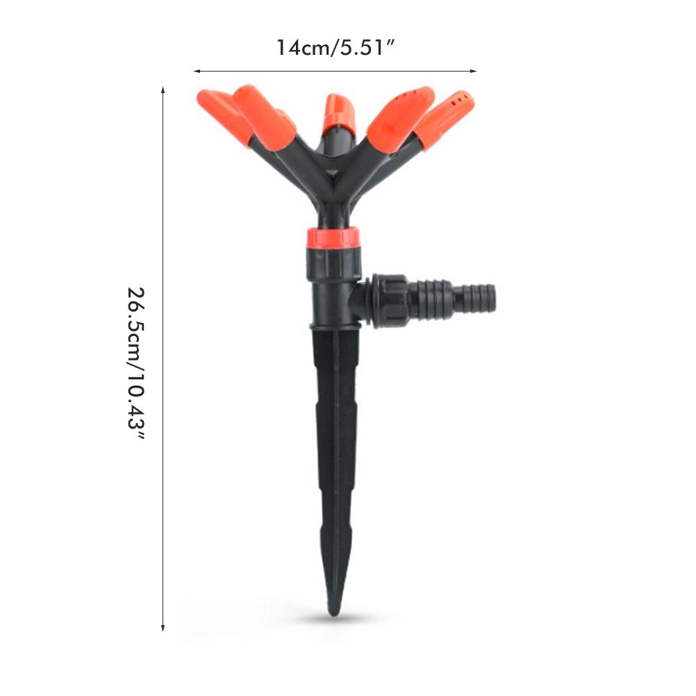 Garden Sprinkler 360 degrees Automatic Rotating Lawn Sprinklers Water Sprinkler for Lawn Yard Garden
