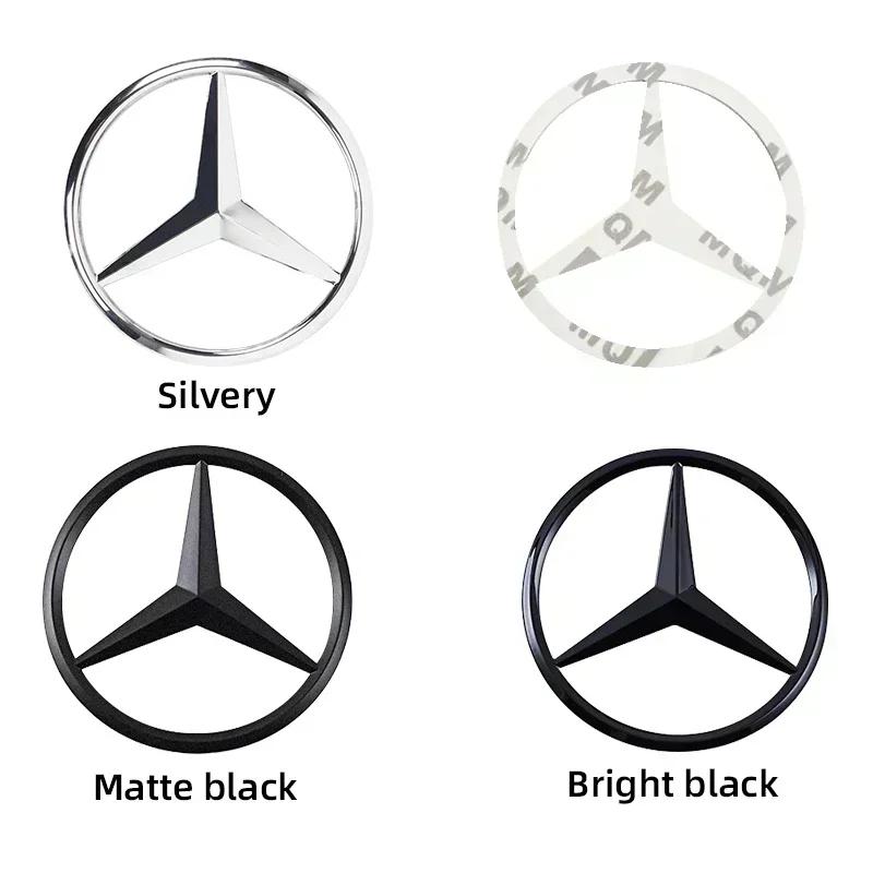 9cm ABS Car stickers Car Rear Decal Trunk Emblem Sticker For Mercedes Benz S320 W164 W203 W204 W168 C180 E320 A200 CLA CLK CLS BC1
