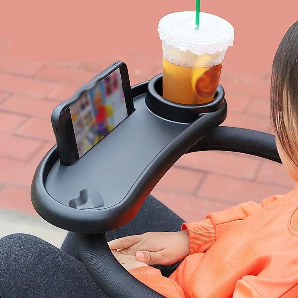 Antislip Stroller Cup Holder Detachable Stroller Accessories Pushchair Snack Table  Toddlers