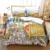 Starry Night Van Gogh Duvet Cover Set Queen SizeOil Painting Famous Modern Classic Sky Star ArtDecorative 3 Piece Bedding Set