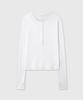 Daibeuinumeon Layered Double Henley Neck Long Sleeve (White)