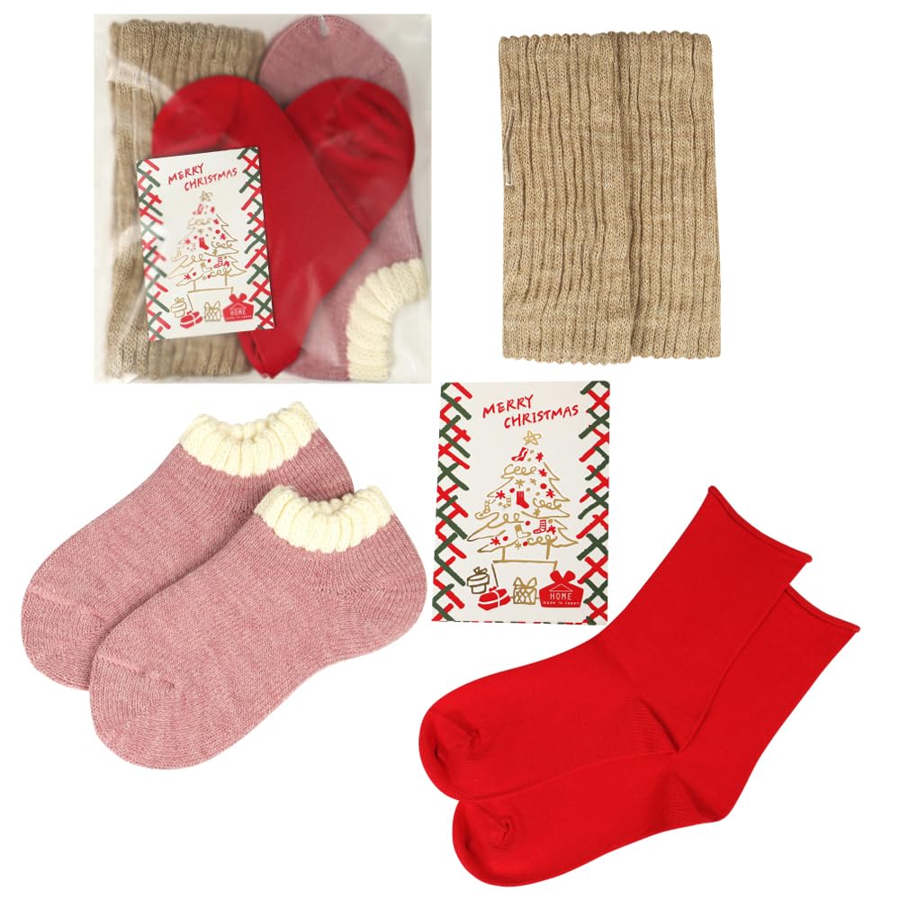 

НОСКИ Подарок Рождественские Носки Гетры Флисовая Подкладка Шелк Хлопок Органический Хлопок Милые Теплые Подарок Подарочная Карта в Комплекте Бесплатный Набор [M&M Co.,LTD] (Дж. П.,