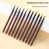 Japanese Sandalwood Nail Art Round Liner & Builder Gel Brush Set