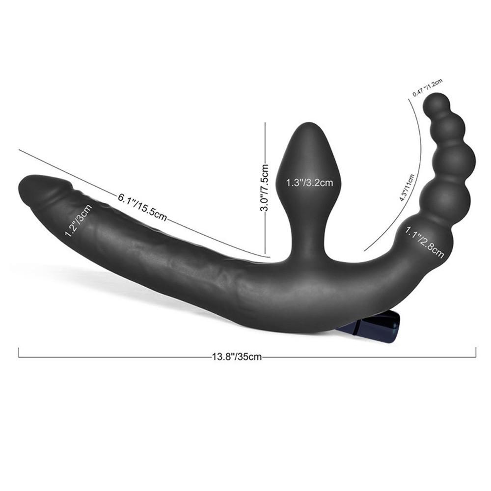  Double-end For Woman Butt Plugs Masturbator Silicone Anal  Toys