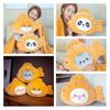 Cute Cartoon Fish Pillow Blanket For Girls Soft And Elastic Plush Material, Three-in-one Design For Sleeping, Napping, And Warmth, With Downy