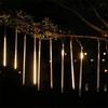 2PC LED Meteor Shower Lights Outdoor Waterproof Fairy Garland String Light For Christmas Holiday Party Garden Decor 30/50CM Lamp