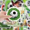 50 Football Graffiti Stickers: Creative Waterproof Sports Ball Decals for Water Bottles, Luggage, and Phones