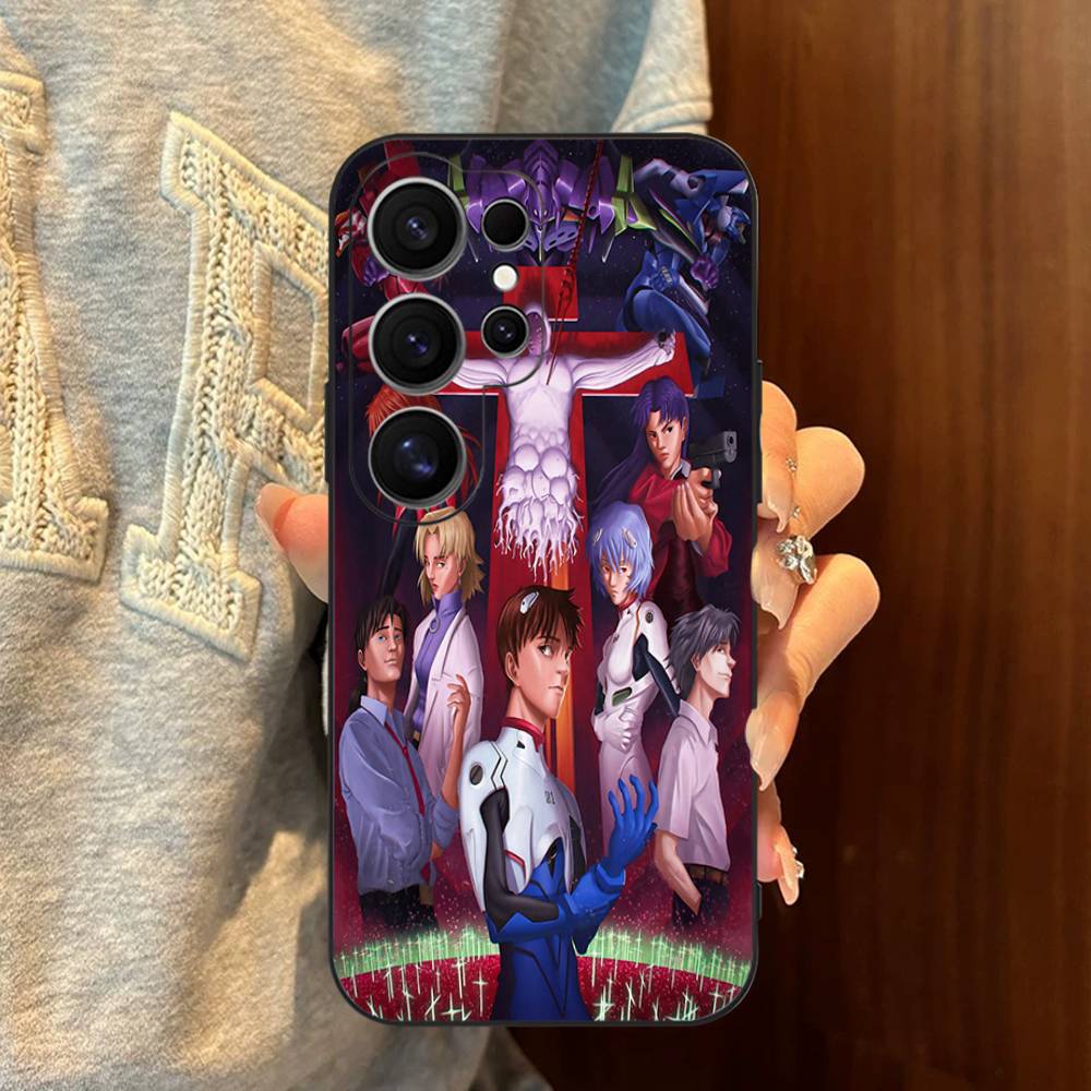 Hot Anime E-Evangelions Phone Case For Samsung S 24 Fe 25 Ultra Plus 20 Lite 21 30 22 23 24 22 Ultra 5G Fundas