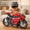 TOYLINX High-Tech 1:5 Scale Motorcycle Building Blocks 2024PCS City Motorbike Locomotive Modular Bricks Model Toys For Kid Gifts