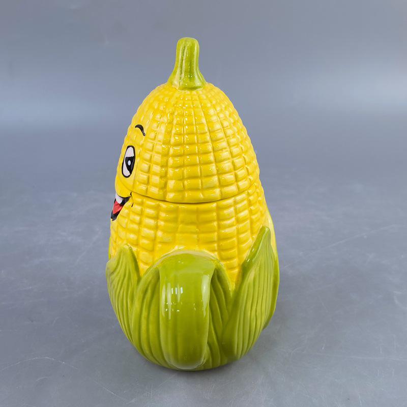 Keramisk maiskrus: Kreativ fruktskål med preget personlighet i sitron- eller ananasform