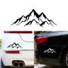 Auto Deko Aufkleber Bergmuster Feine Verarbeitung Buntes Vinyl Auto Styling Deko Aufkleber für Auto