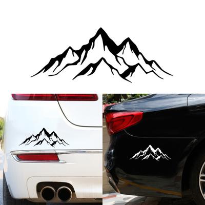Autocolant decor pentru mașină Model de munte Manopera fină Vinil colorat Autocolant decorativ pentru mașină