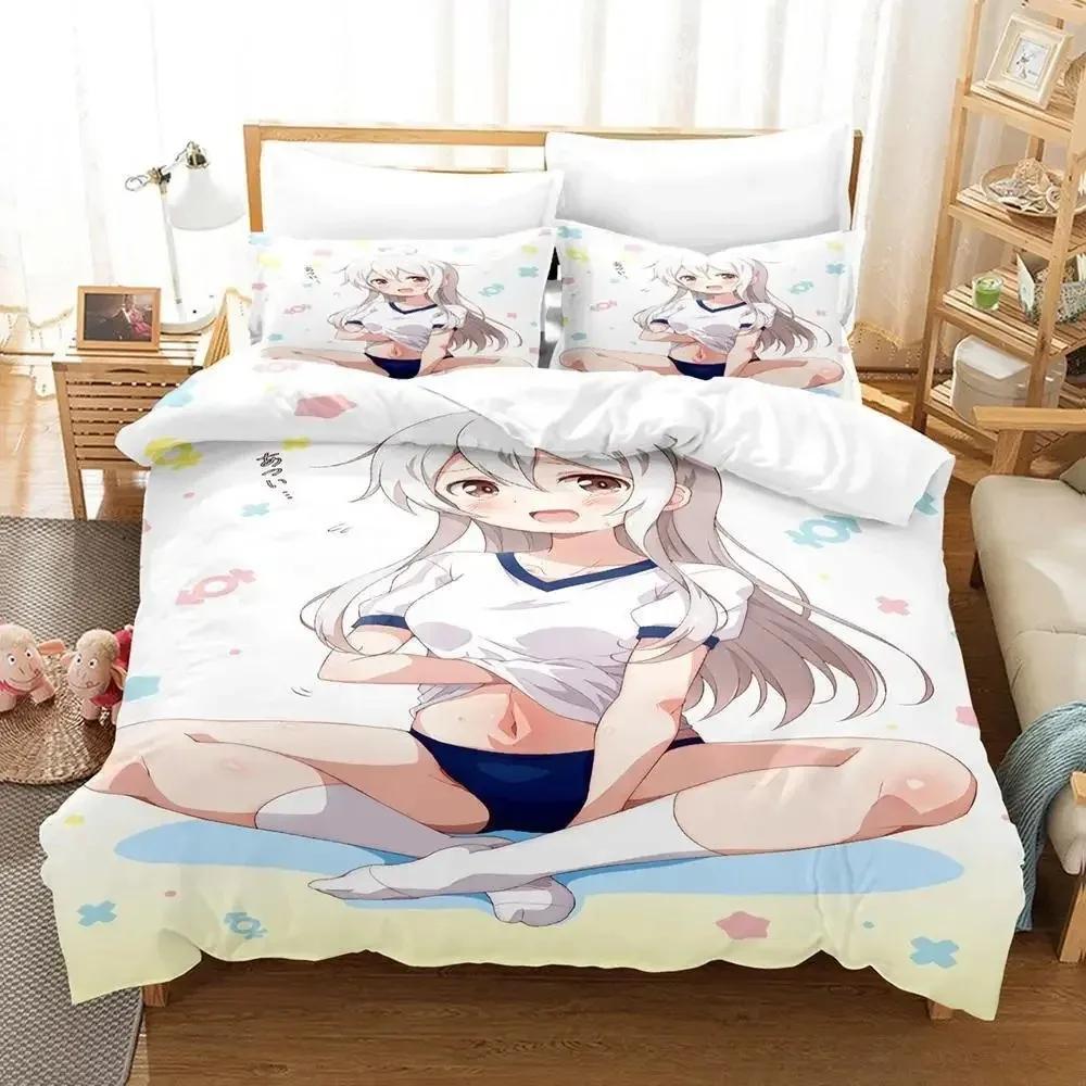 Onimai I'm Now Your Sister! Bedding Set Single Twin Full Queen King Size Bed Set Adult Kid Bedroom Duvet Cover Sets 3D Anime