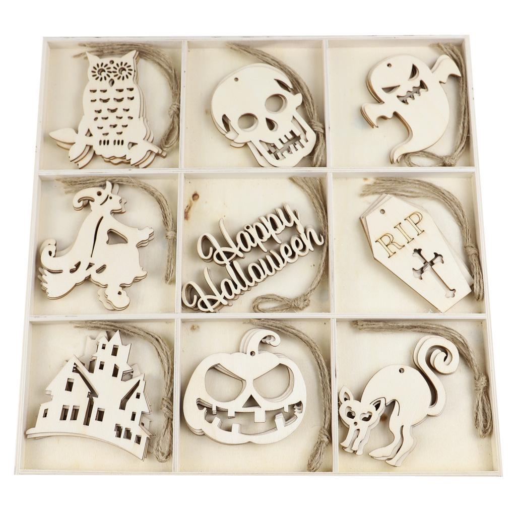 DIY Holz-Halloween-Dekorationen: Kreatives Basteln & Hängende Dekorationen für Feste
