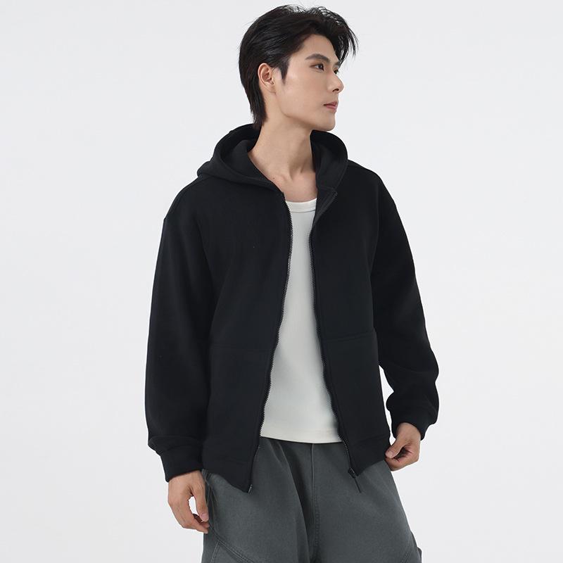 

Unisex Cloud-Feel Loose Hoodie with Dropped Shoulders - Versatile Couple Style Jacket M (70-110 cm)