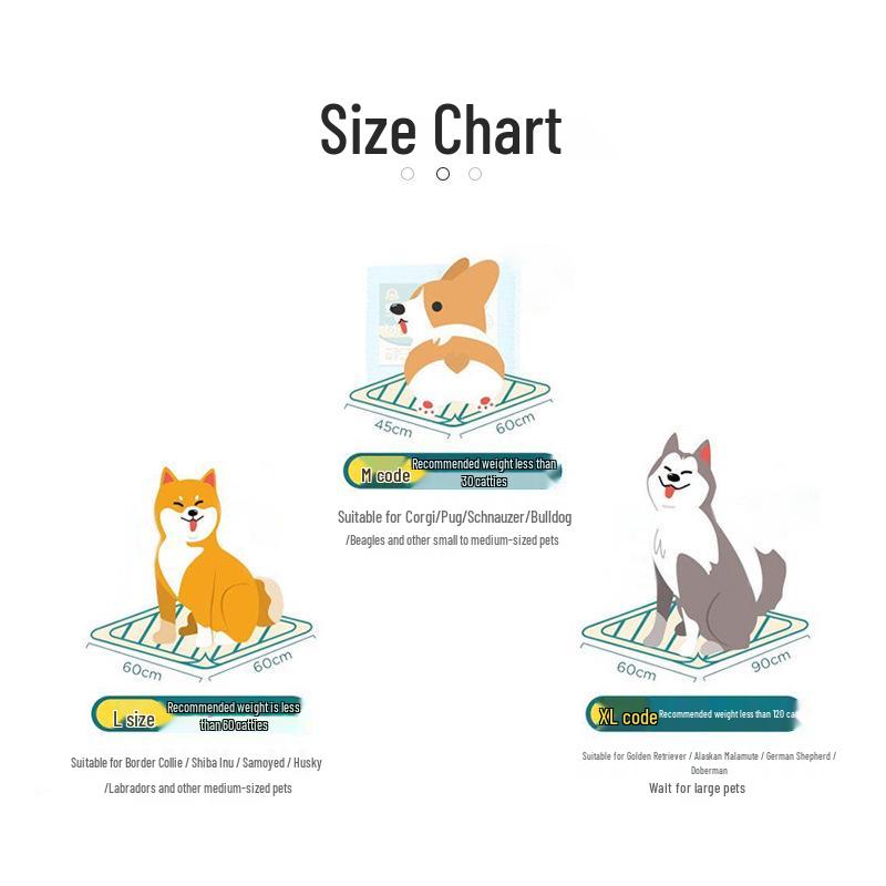 Non-Slip Adhesive Dog Pee Pads - Leak-Proof Disposable Pet Urine Isolation Pads