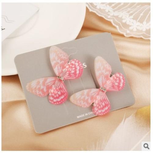 Butterfly Hair Clips for Women Kids Girls Gauze Pinzas Para El Pelo Hairpins Headdress Barette Fille Styling Accessories