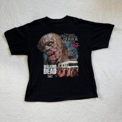 The Walking Dead Universal Studios Halloween Horror Night 2012 T-Shirt Size S-4 Unisex T-Shirt