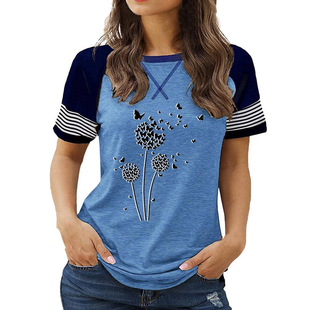 

Последние новинки женской моды больших размеров: Топ с круглым вырезом и короткими рукавами с цветочным принтом на лето 3XL