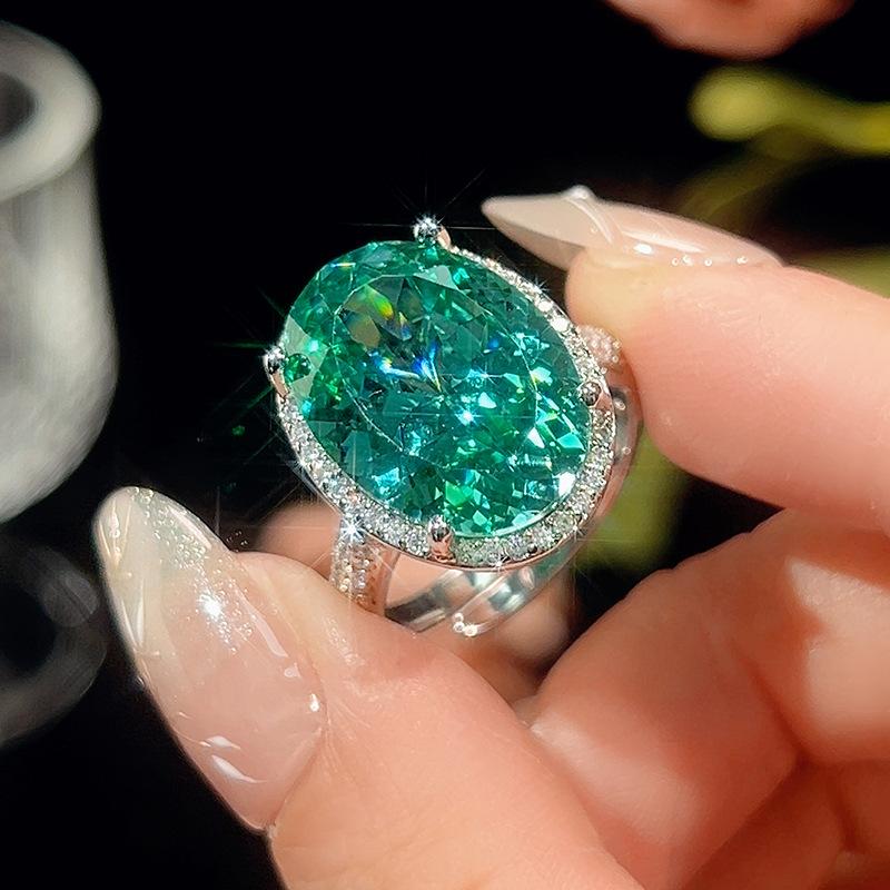 Jewelry Simulation Bird'S Nest Chepala Green Jewelry Light Luxury Set 15 * 20-13 * 18