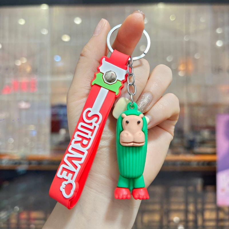 Tralalero Tralala Keychains Tungtung Sahur Brainrot Anime Action Figures Key Ring Bags Car Keys Pendant Kids Classic Toys Gift