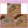 Ethnic Style Long Tassel Necklace With Rhinestone Embellishments For Women