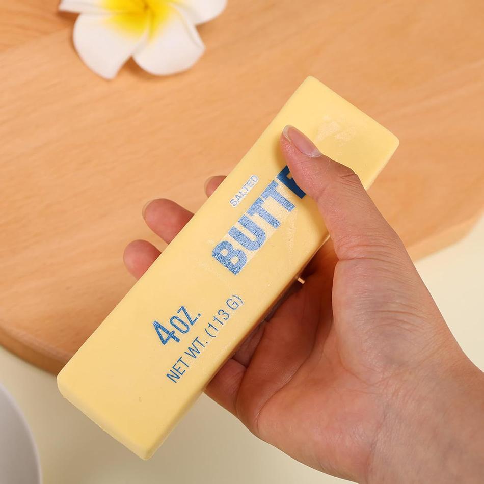 1-5 Pcs Butter Stick Squishy Fidget Toys Elastic Cheese Stick Funny Squeeze Prank Toy Stress Anxiety Relief Game