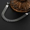 Luxury 18K Gold   Copper Temperament 6-8MM Mesh Chain Bracelets for Men Women Jewelry Wedding Party Gifts 18+5cm