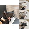 Trendy Small Square Shoulder Bag For Women In Black White Or Silver With Soft Pu Material
