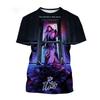 Summer Hot Selling Trend Breathable Short Sleeved T-shirt Fun 3D Printed Printed Street Wear Comfortable Short Sleeved Top