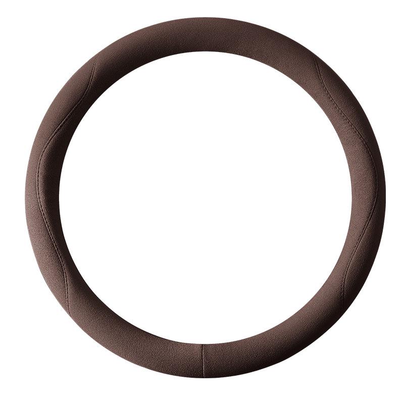 Universal Non-Slip Suede Steering Wheel Cover - Sweat-Absorbent, All-Season Design