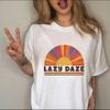 Women TShirt Retro Witch Style TShirt Y2K Aesthetic Casual Loose Fit Top Sun Moon Stars Harajuku Graphic Print Daily Streetwear