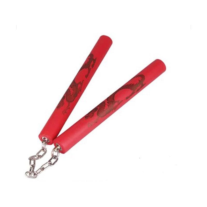 Foam Martial Nunchuck Stick Kid Adult Practice Karate Weapon Toy Fitness Tool