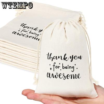 10 szt. woreczki na biżuterię ze sznurkiem, woreczki na słodycze, na ślub, urodziny, baby shower, podziękowania, na imprezę firmową, woreczki na prezenty z podziękowaniami